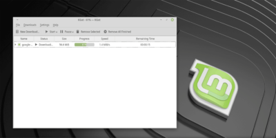 Linux Mint Download Managers finns