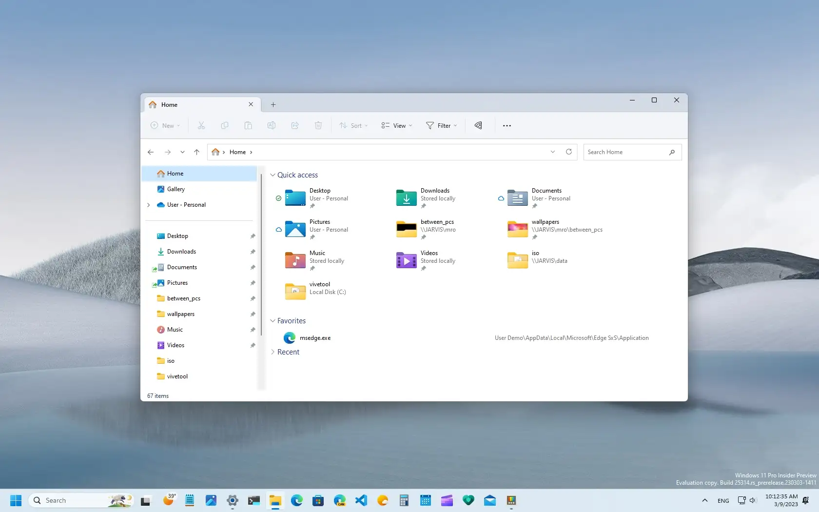 File Explorer saa uusia tiedostoehdotuksia ja pikakuvakkeita Windows 11:ssä