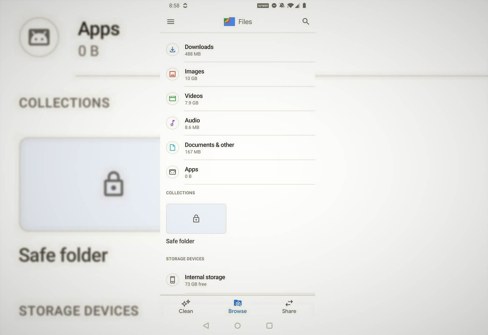 Hvordan passordbeskytte filer med sikker mappe på Android