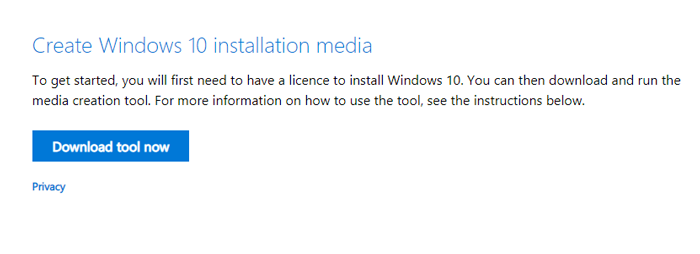 käynnistys-Windows-10-vikasietotila-asennus-media-työkalu