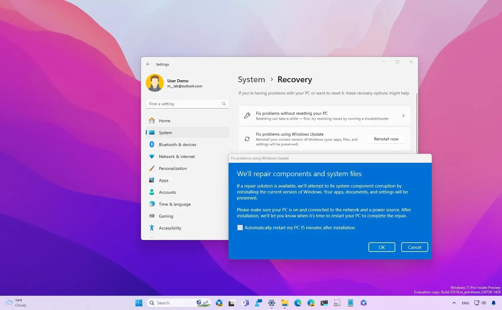 2 helppoa tapaa korjata Windows 11 -asennus