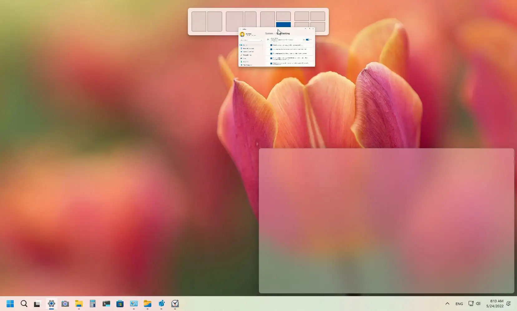 Så här inaktiverar du dra upptill på skärmen Snap-layouter på Windows 11