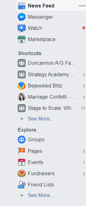 Facebook-ryhmät Valitse Ryhmät
