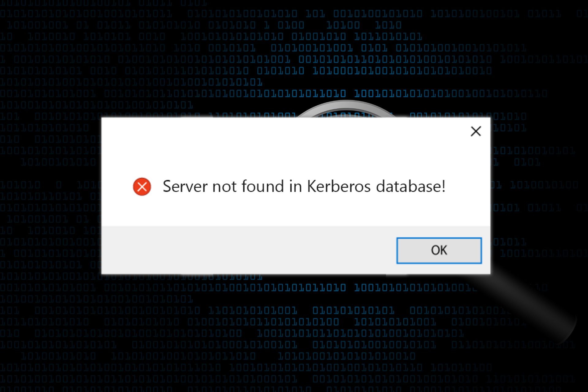 korjaa Palvelinta ei löydy Kerberos-tietokannasta: