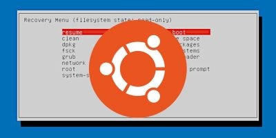 Starta Ubuntu i återställning