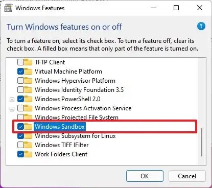 Slik aktiverer du Sandbox på Windows 11