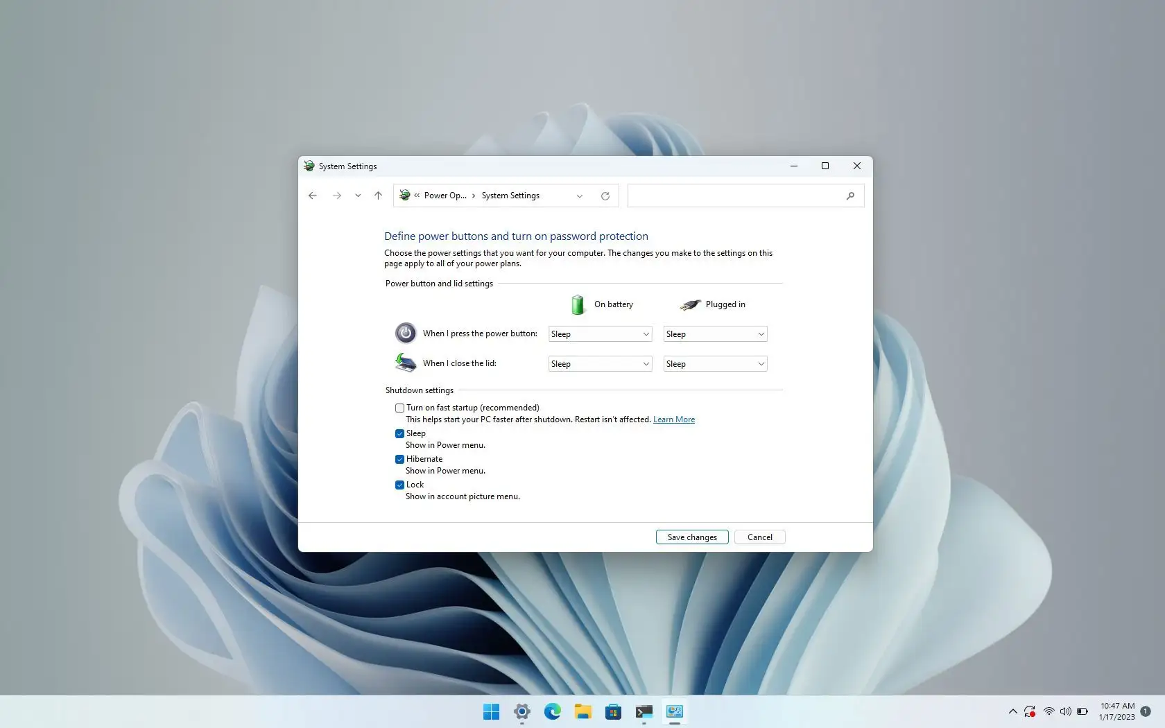 Kuinka poistaa nopea käynnistys käytöstä Windows 11:ssä, 10:ssä