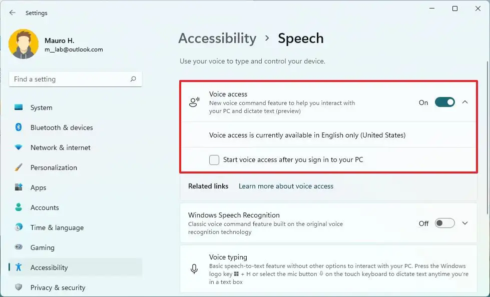 Windows 11 Voice Accessin avulla voit ohjata tietokonettasi äänelläsi