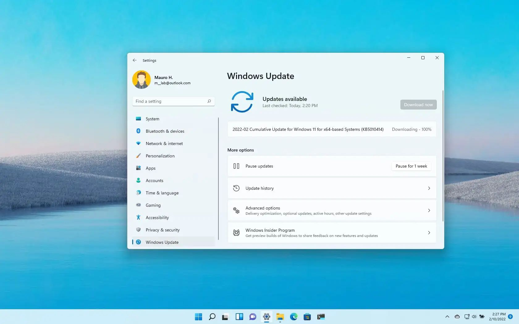 Windows 11 build 22000.526 (KB5010414) sisältää uusia ominaisuuksia