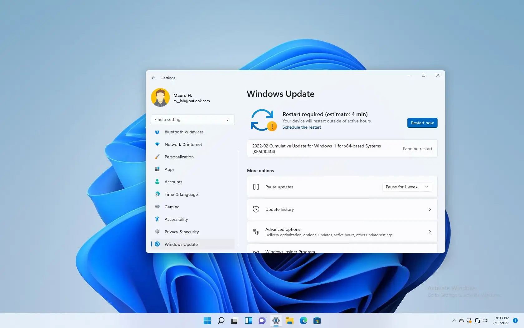 Windows 11 build 22000.527 (KB5010414) sisältää uusia ominaisuuksia