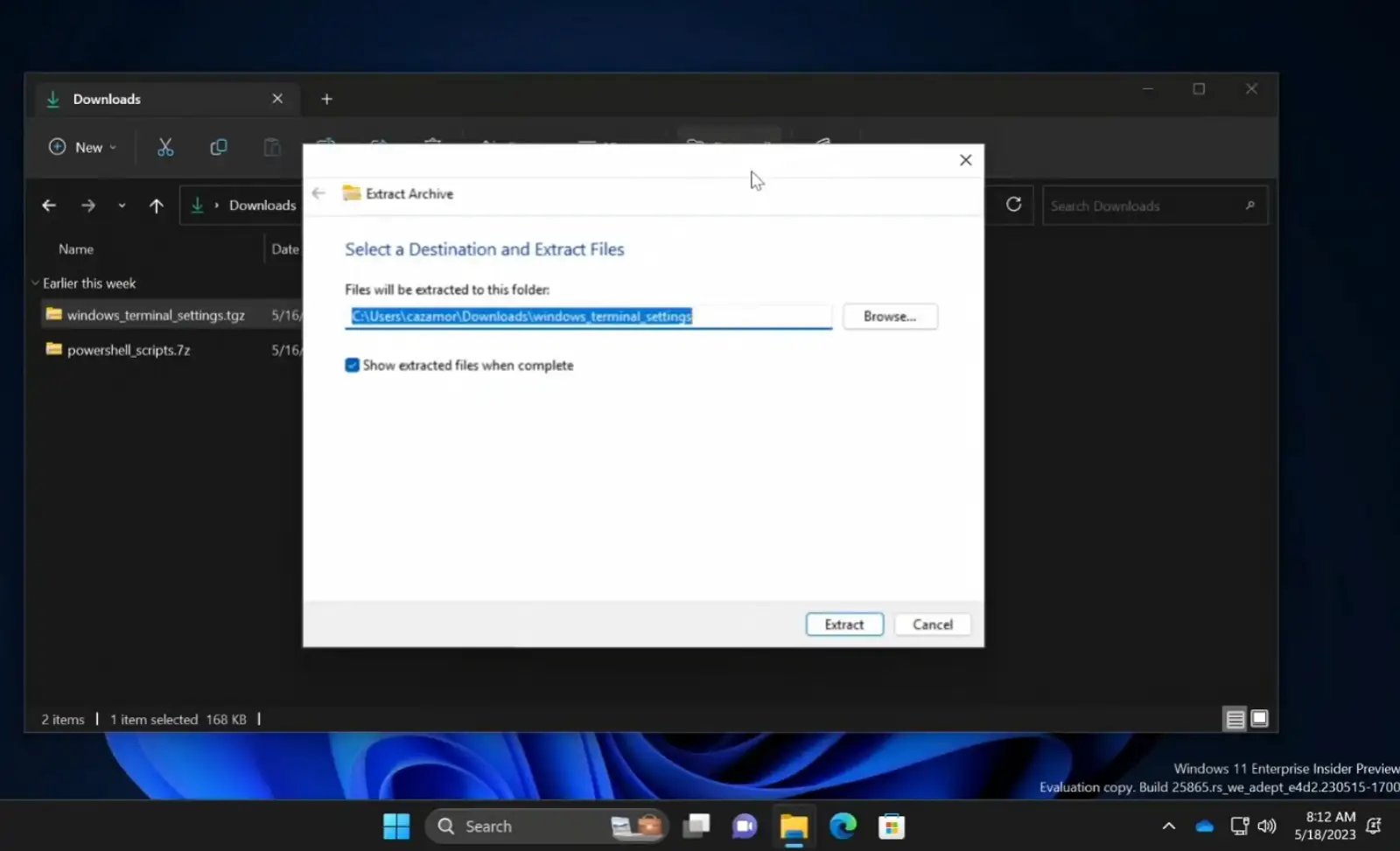 Windows 11 saa tuen RAR-, 7-zip-, TAR- ja GZ-tiedostojen avaamiseen ja luomiseen