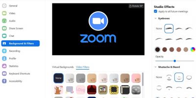 Zoom Studio -efektit esillä